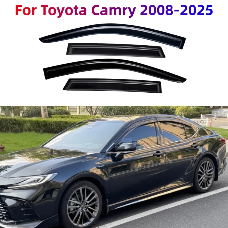 

For Toyota Camry 2007-2011 / 2012-2017 / 2018-2023 Window Visors Rain Sun Guard Vent Wind Deflector Exterior Cars Accessories