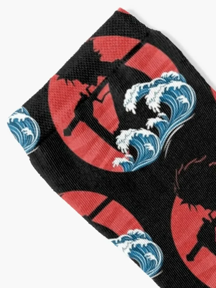 Sun And Waves And Warriors Socks aesthetic anti slip football gifts Girl'S Socks Men's