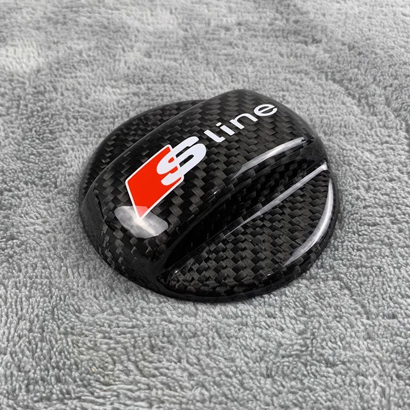 2025 حار ألياف الكربون غطاء خزان وقود السيارة غطاء للحماية لأودي سلاين A3 A4 A6 A5 Q5 A1 Q7 Q3 Q2 Q8 A7 A8 TT S1 S7 SQ5 RS #6