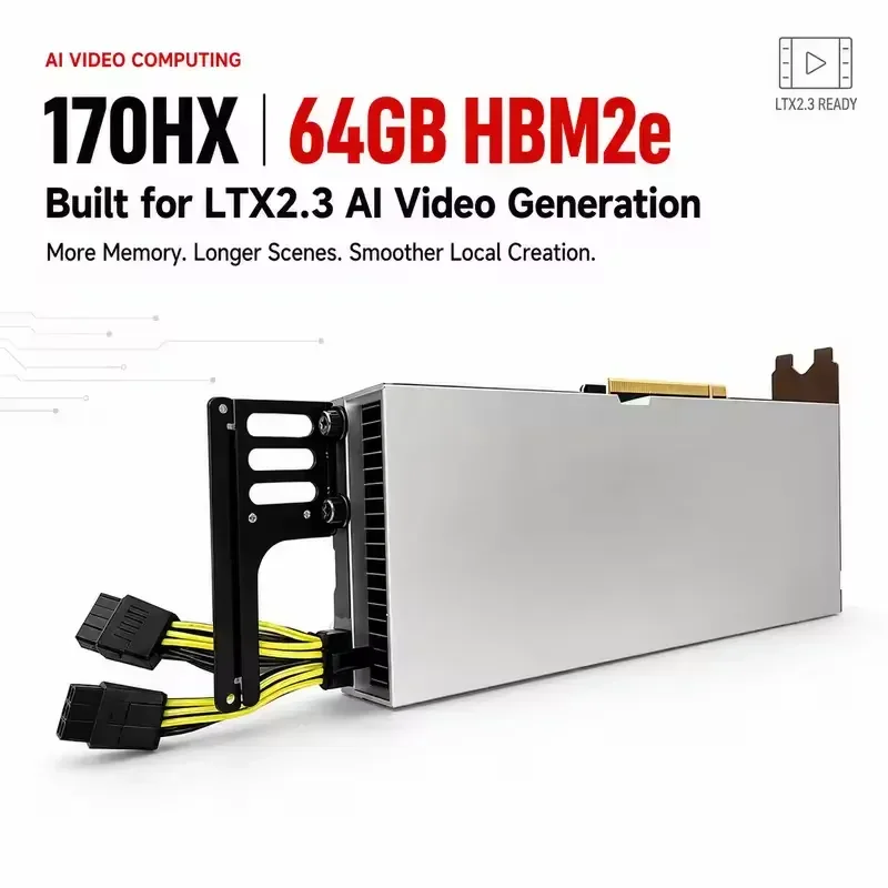 cmp 170hx 8G unlocked 64G video memory GPU large video memory, single card for sale