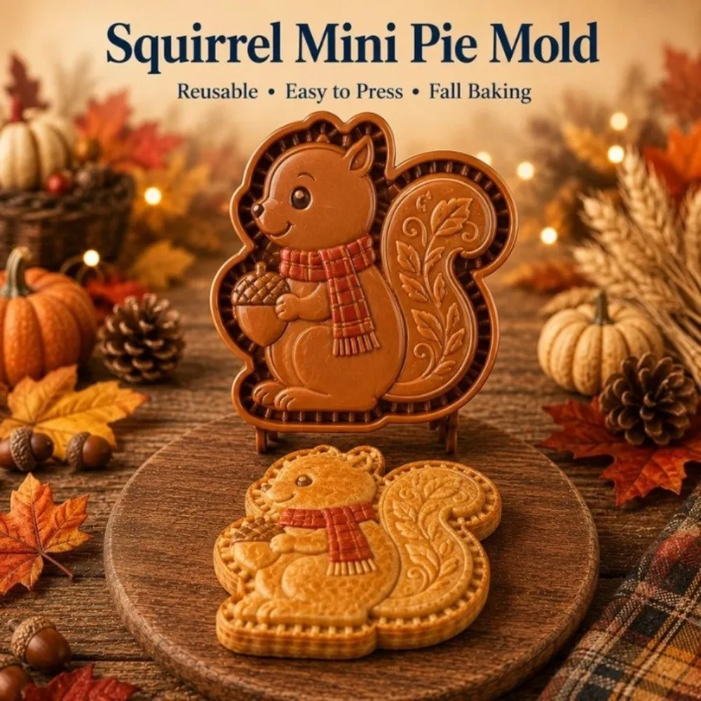 Creative Plastic Mini Pie Molds Sled Bell Penguin Non-Stick Pie Mold Collection Red Durable Holiday Cookie Molds Home Kitchen
