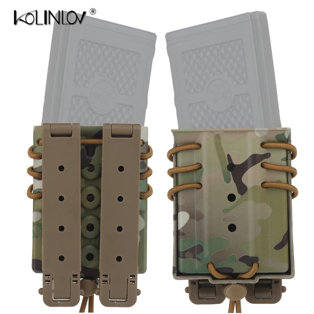 556 Single Mag Pouch for Airsoft M4 AR15 .223 PAMG Tactical Molle Mag Bag Hunting Vest Plate Carrier Belt Urban Assault Gear