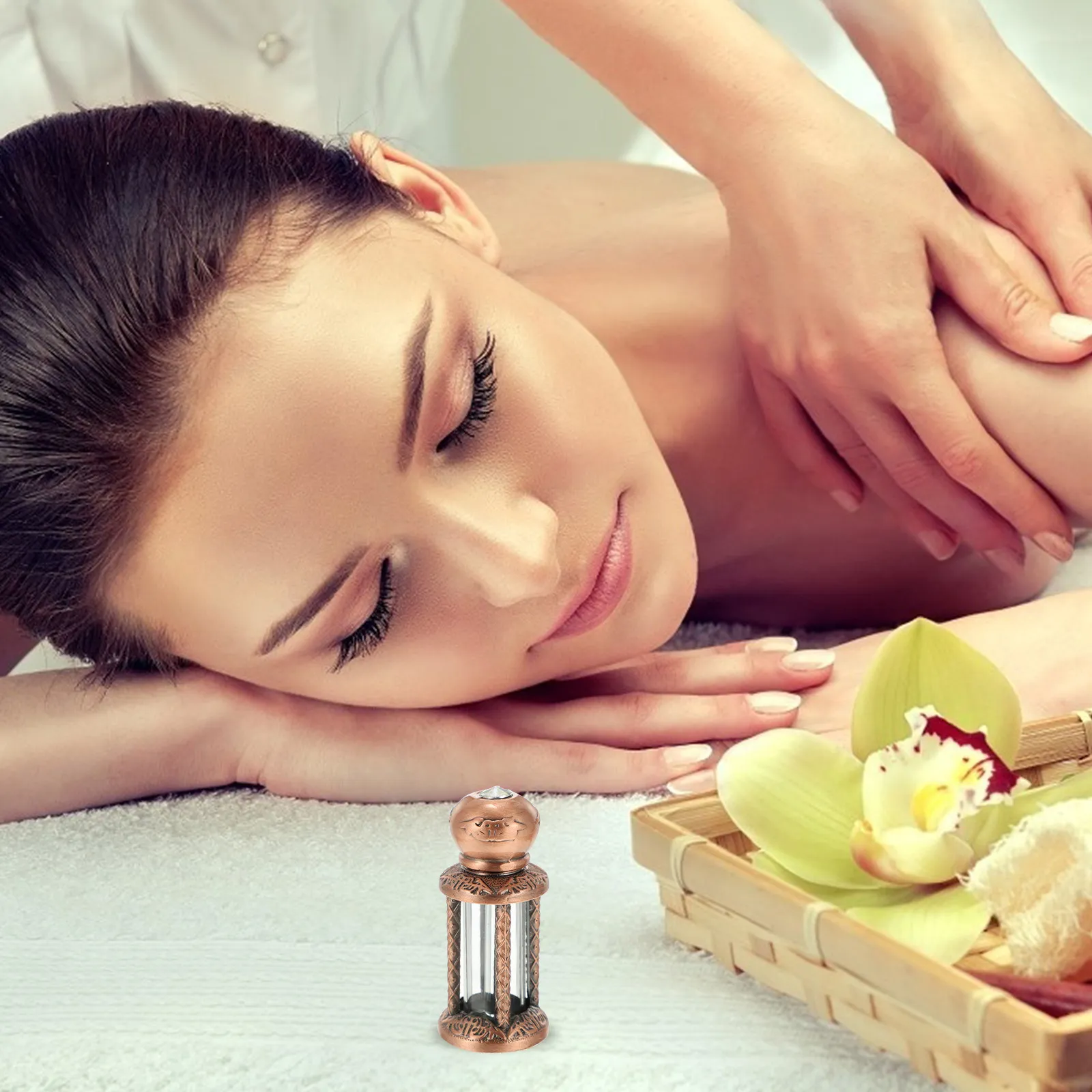 

3Ml Refillable Vintage Glass Perfume Bottle Essential Oil Dropper Bottle Wedding Favor Gift Travel Size Aromatherapy Container