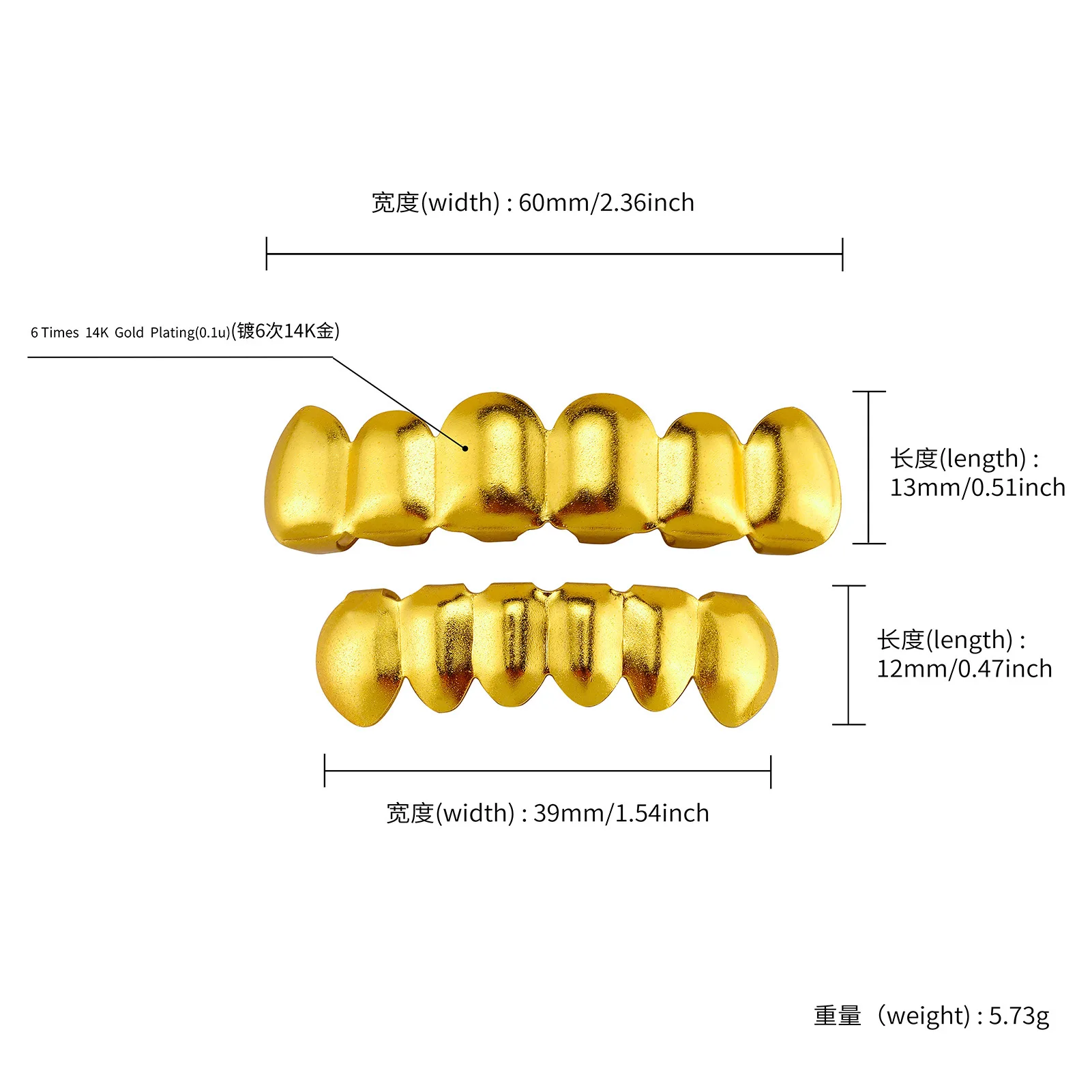 RACHELZ 6/6 نسيج الحرير ماتي الأسنان Grillz الهيب هوب أعلى أسفل الفم الأسنان قبعات للنساء الرجال المجوهرات هدية حفلة #3