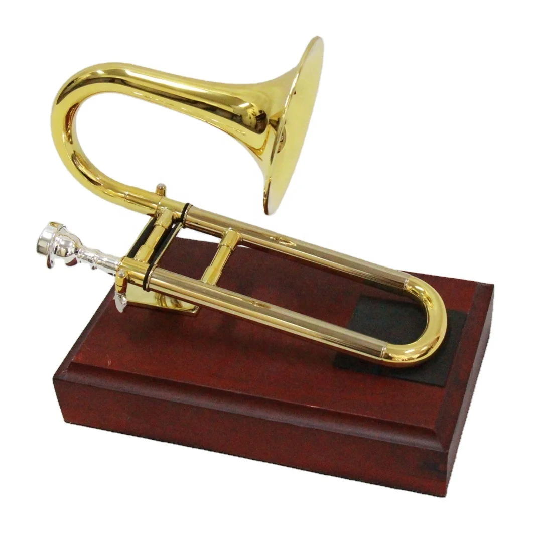 

Hot Sale Beauty Design Brass Instruments FTB-680 Gold Lacquered Trombone High Quality Made In China Professional Trombone