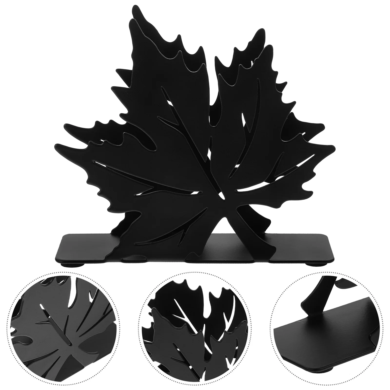 

Napkin Holder Animal Tissue Metal Stand Dispenser 1200X105X47CM for Bathroom Black Serviette Paper