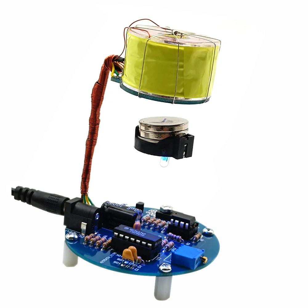 Imagem -03 - Diy Kit de Levitação Magnética Suspensão Magnética Kit Módulo Faça Você Mesmo Experimento Flutuante Magnético Pcb Solda Faça Você Mesmo Kit Brinquedo Flutuante