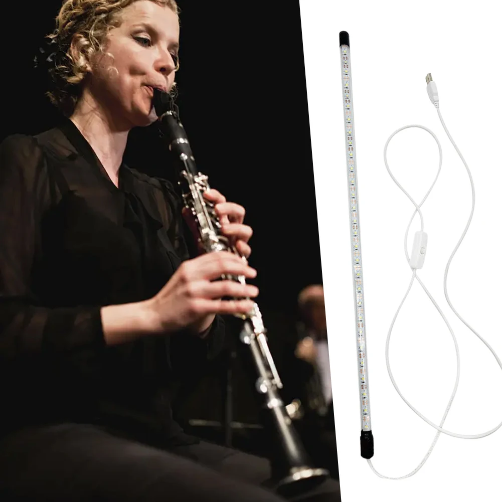 Flauto per sassofono Luce per perdite a LED Test per sax Striscia luminosa a LED Rilevamento perdite multifunzione Luce luminosa per la riparazione di strumenti a fiato