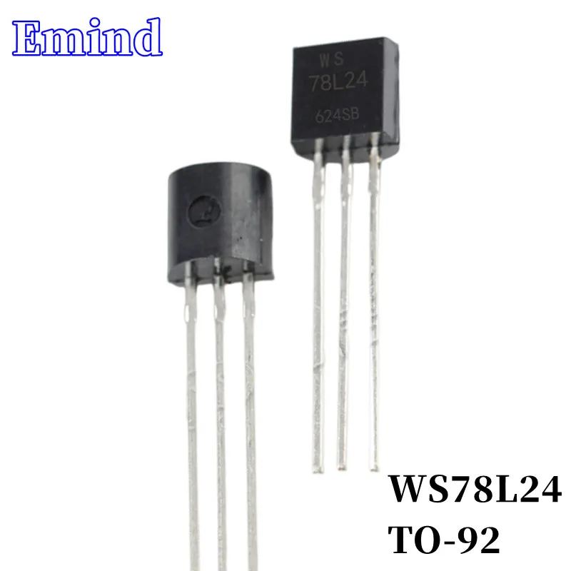 

10/30/50Pcs WS78L24 78L24 TO-92 LDO 3-terminal Regulator IC DIP Low Dropout Regulator