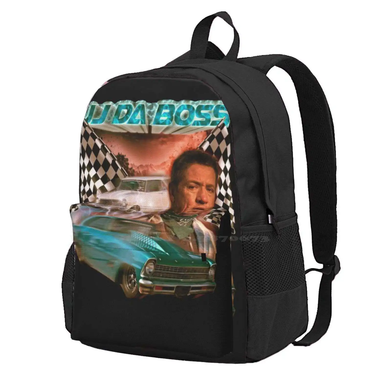 Jj Racing Hot Sale Schoolbag Backpack Fashion Bags Memphis Ziptie Outlaws Street Racing Jj Da Boss Arm Drop Burnout Truck Racing