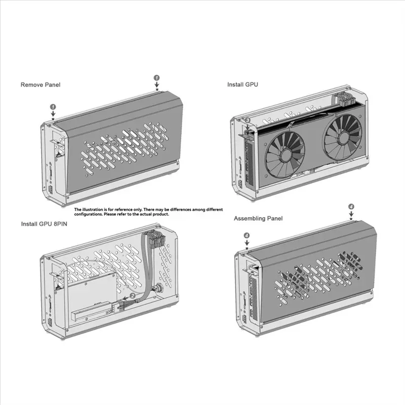 A77P-V2 GPU Dock With Chassis For  7.4