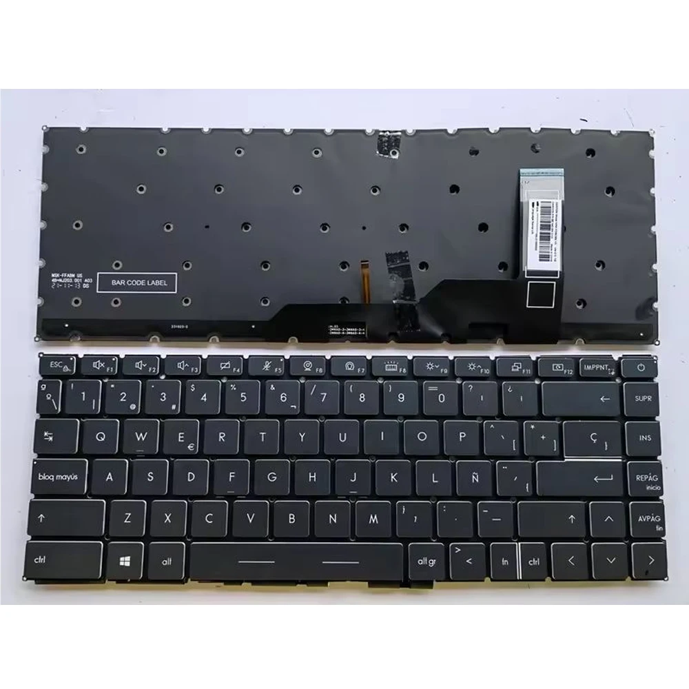 

XIN-испанская раскладка клавиатура для ноутбука с подсветкой для MSI GS66 GE66 GP66 Raider 10SF 10SFS 10SGS MS-1541 Stealth 10SD 10SE MS-16V1