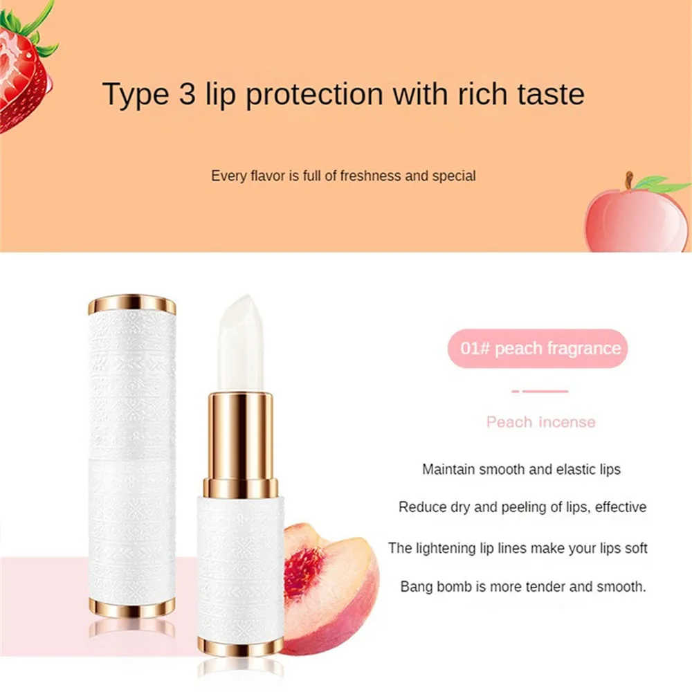 1/2PCS Moisturizing Lip Balm Smooth Lip Lines Protected Lip Balm For Lips Exfoliating Lip Balm Moisturizing Cream