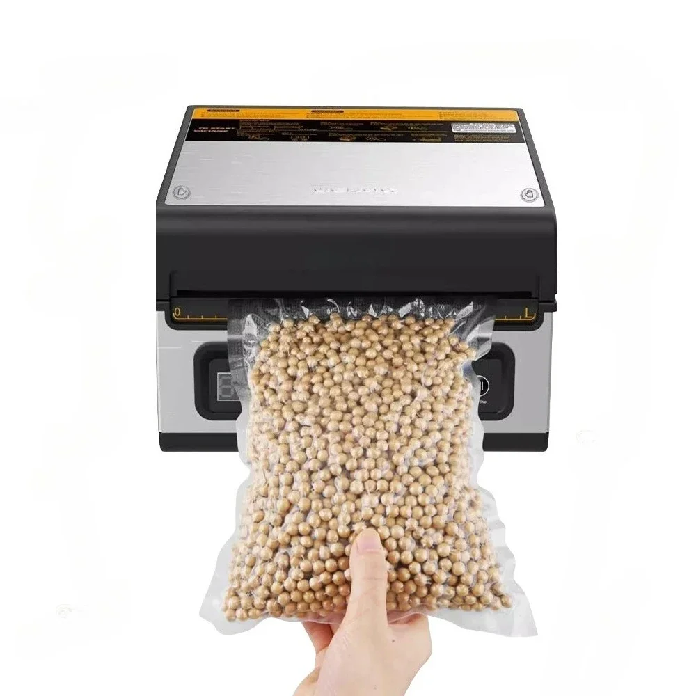 Home Office Commercial Smart Vacuum Chamber Sealer Double Vacuum Pump Food Package Keep Fresh Air Extractor Packaging Machine