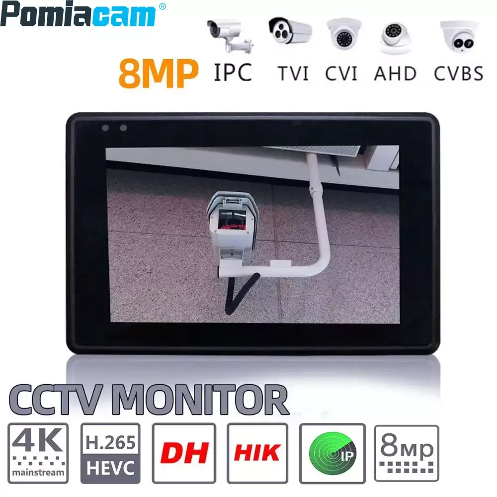 IPC-1800ADH plus 4 zoll handgelenk h.265 ahd cvi tvi cvbs cctv monitor für analoge ip kamera tester poe tester cftv 4k cctv ip tester