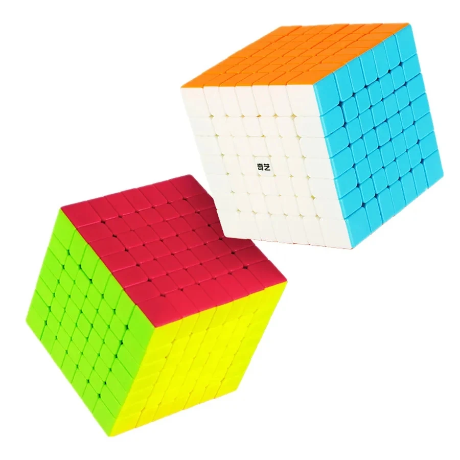 Qiyi 7x7 Stickerless Version Qixing S2 7x7 Magic Cube 7Layers Speed Cube Professional Cubo Magico Puzzle Toy For Children Kids