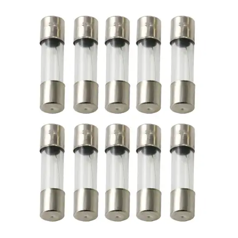 10Pcs/100Pcs 5*20mm 6*30mm Fast Blow Glass Tube Fuses 5x20 6x30 250V 0.1 0.5 1 2 3 3.15 4 5 6 7 8 10 12 15 20 25 30A AMP Fuse