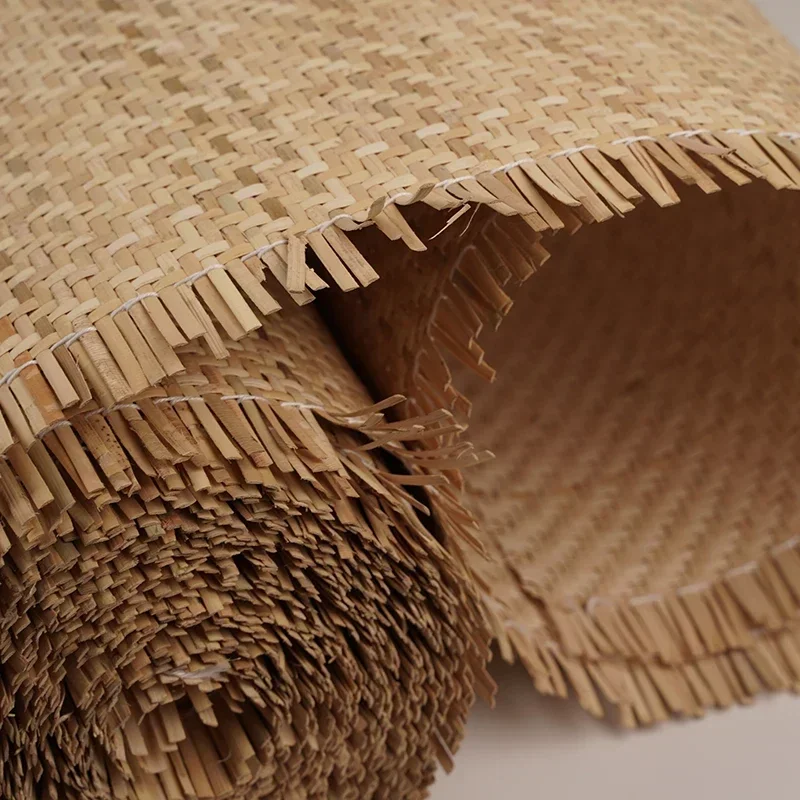 40-50cm Width Decorative Furniture Chair Table Ceiling Cabinet Repair Materials Natural Indonesian Hand Made Woven Rattan Roll