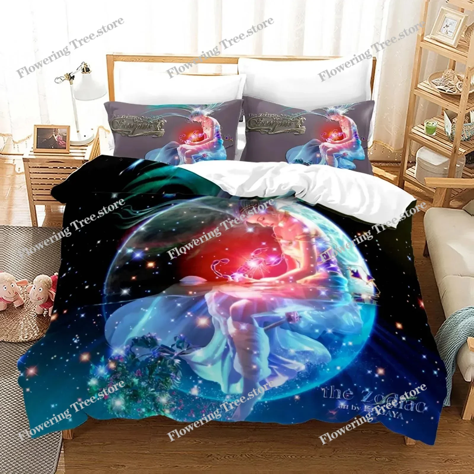 

Constellation Bedding Sets 2025 Duvet Cover Bedding Set King Queen Bed Linen With Pillowcase Bedclothes Fashion Home Textile