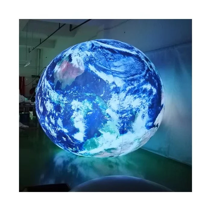

2-метровый светодиодный надувной земной шар, надувной земной шар, надувной земной шар для рекламы