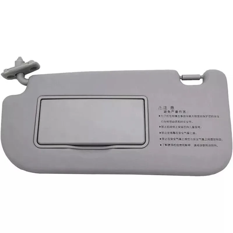 Auto Grey Front Left Driver Side Sun Visor Makeup Mirror For 04-10 Kia Sportage