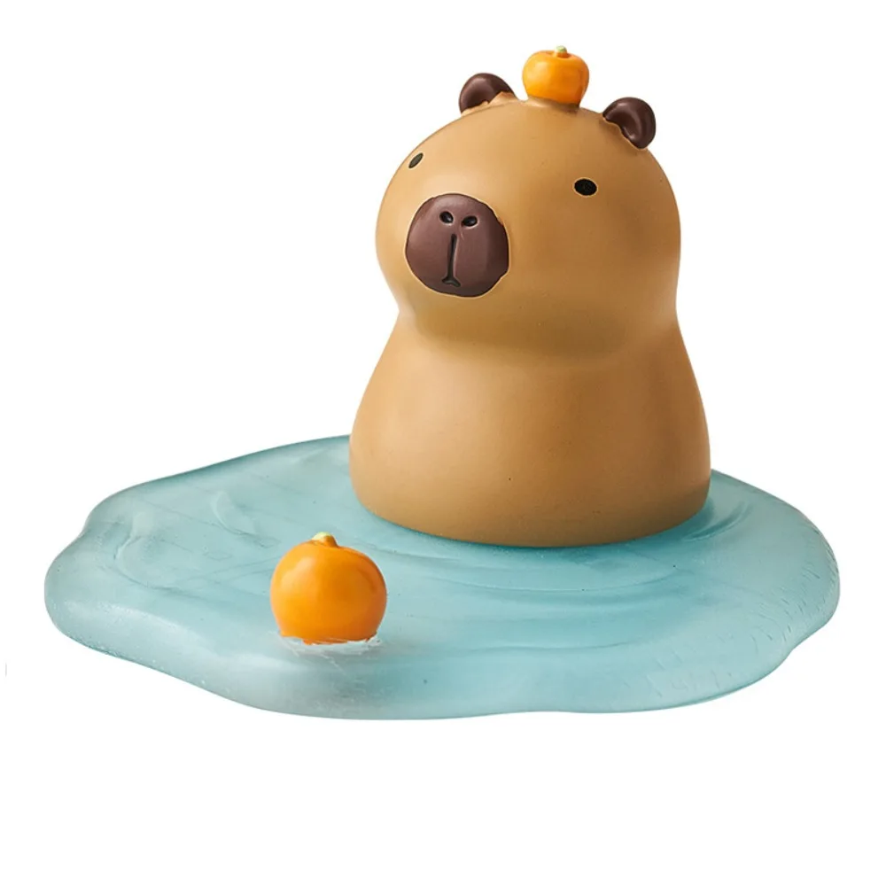 

Crocodile Capybara Phone Holder Ornament Desk Decor Capybara Mobole Phone Stand Creative Animal Figurines Capybara Model Toy