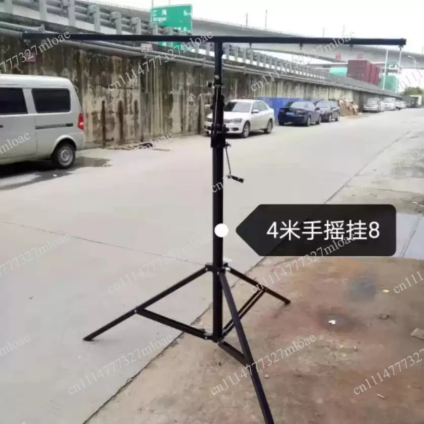 3 m 6 Position Thickened Hand-crank SHELF Stage Lighting Equipment Mobile Lifting Tripod