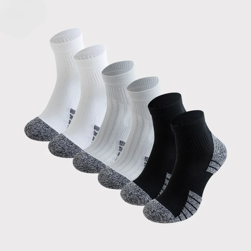 

New Running Ankle Socks Professional Marathon Outdoor Cycling Socks Men's Women's Cushion Quick Drying Foreign Trade Socks