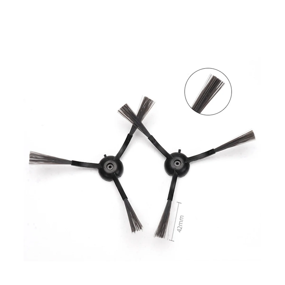 อะไหล่แปรงแผ่นกรอง HEPA ด้านข้าง8ชิ้นหุ่นยนต์ดูดฝุ่นสำหรับ H30 xclea H40บวกบวก QYSDJ01