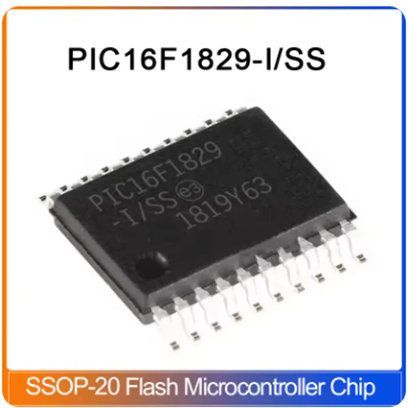 (10 Pcs) PIC16F1829-I/SS SSOP-20 PIC16F1829 New Original Chip IC