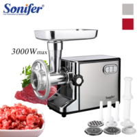 3000W Electric Meat Grinders Stainless Steel Heavy Duty Mincer ​Sausage Stuffer Food Processor Home Appliances Chopper Sonifer