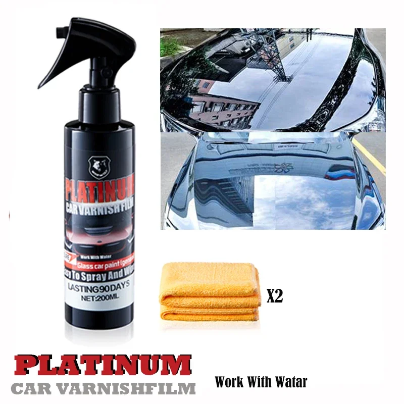 

3 In 1 Car Ceramic Coating Spray 100ml Auto Nano Ceramic Coating Car Exterior Scratch Restorer Ceramic Spray Coating