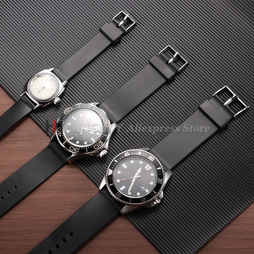 Cinturino per orologio in plastica PVC cinturino per immersione per accessori per orologi Casio 12mm 14mm 16mm 18mm 20mm 22mm braccialetti per donna uomo