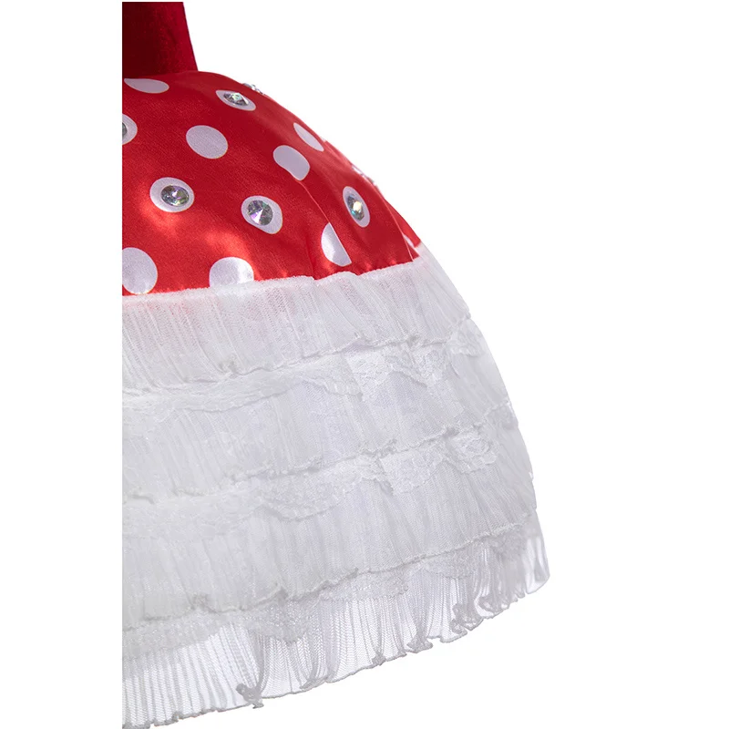 Czerwona długa spódnica baletowa tutu sukienka dla kobiet dziewcząt strój do występów, kostium do tańca łabędziego brzucha, vestidos