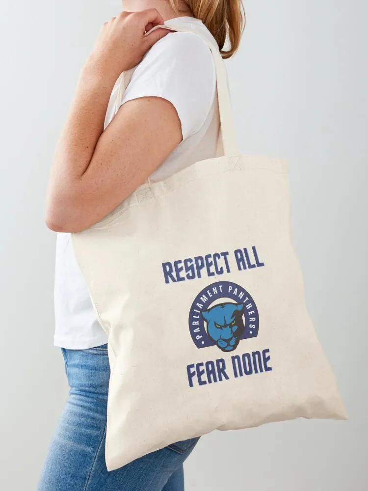 

Respect All Fear None Tote Bag Portable shopping bag shopping bag logo Women's handbag Shopper