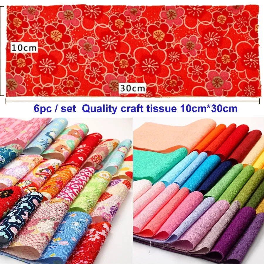 Parche de tejido de estilo japonés, Kimono Retro de algodón crepé, artesanía, decoración artesanal, tela Tilda de retales