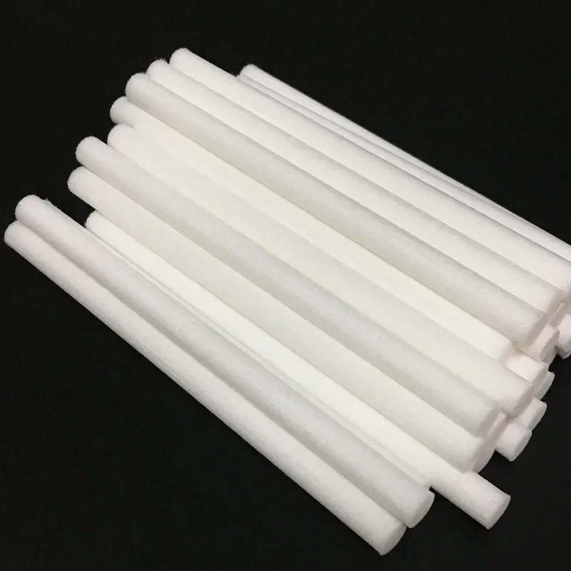 10Pcs 8mm Humidifier Filter Cotton Swab Core USB Air Ultrasonic Humidifier Aroma Diffuser Replacement Cotton Sponge Stick