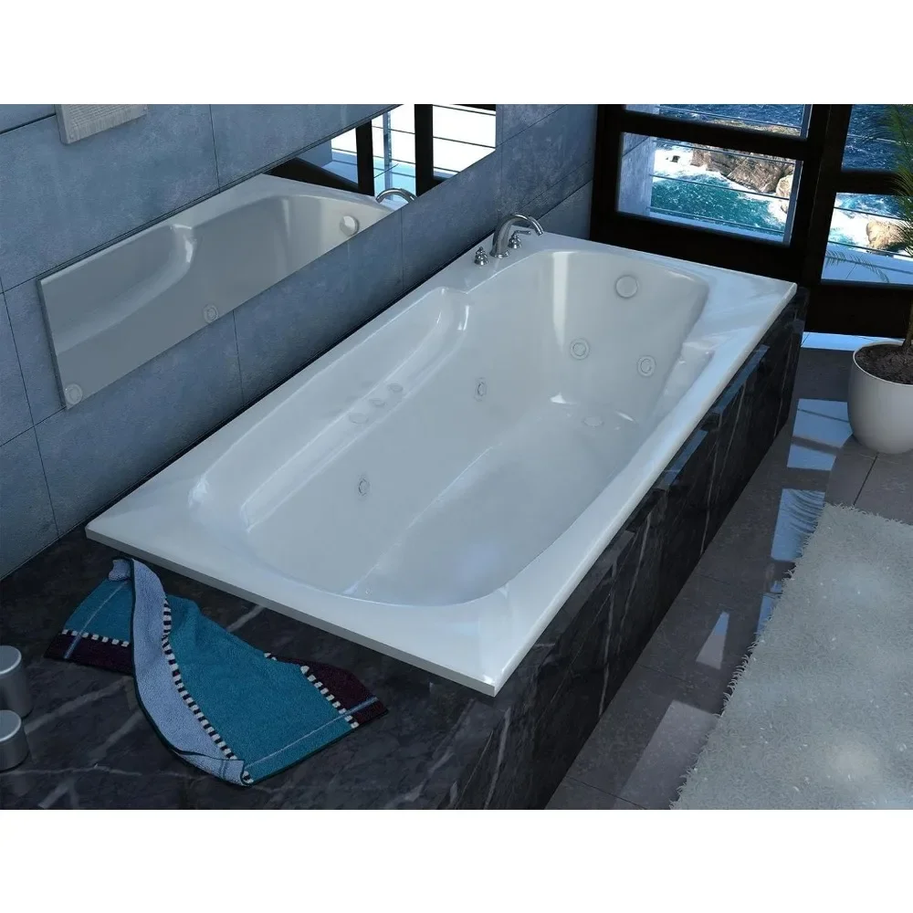 

Color Matching Finish, Plug-in Whirlpool Bathtub 36x72, Left Drainage Matching Finish, Color Matching Finish Bathroom Fixture