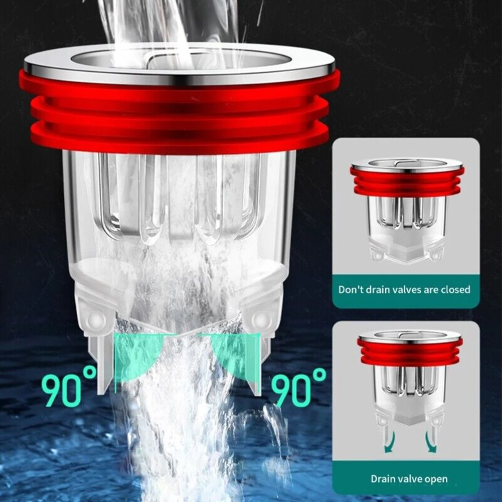 Sewer Deodorant Floor Drain Core Kitchen Water Drain Filter Floor Strainer Plug Trap Sink Anti Odor Pest Prevention Deodorant