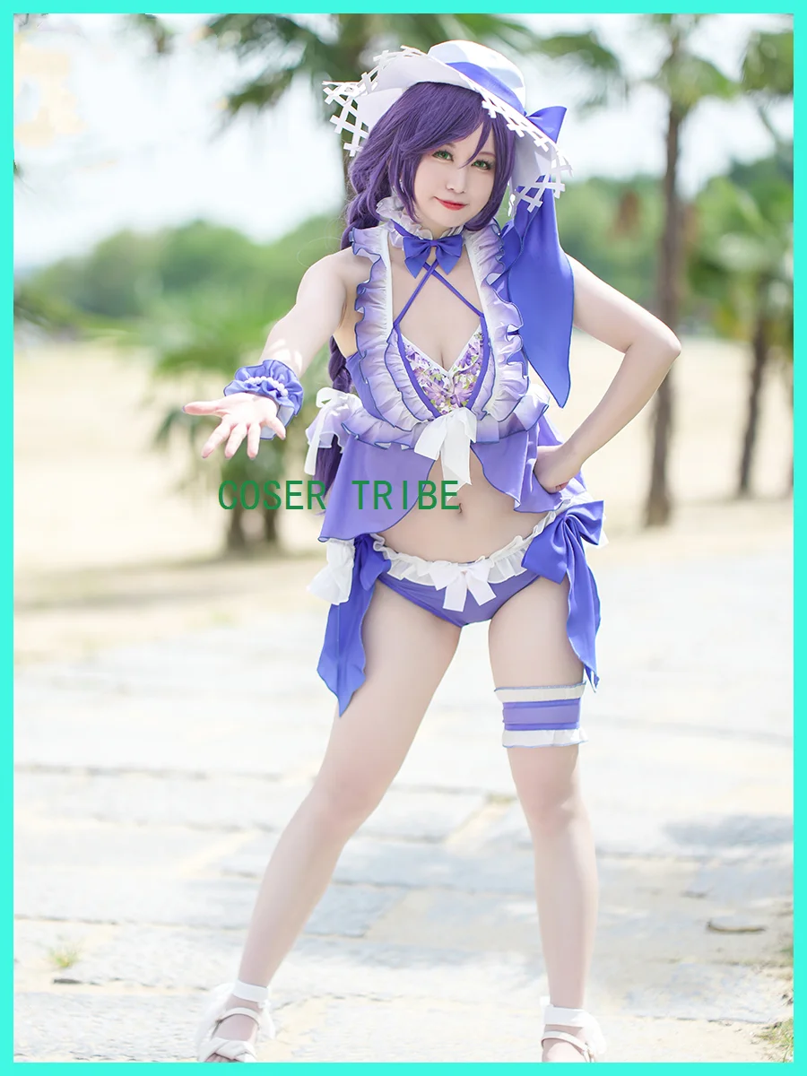 COSER TRIBE Lovelive Tojo Nozomi Swimsuit Women Cosplay Costume Cos Game Anime Party Uniform Hallowen Play Role Clothes Clothing