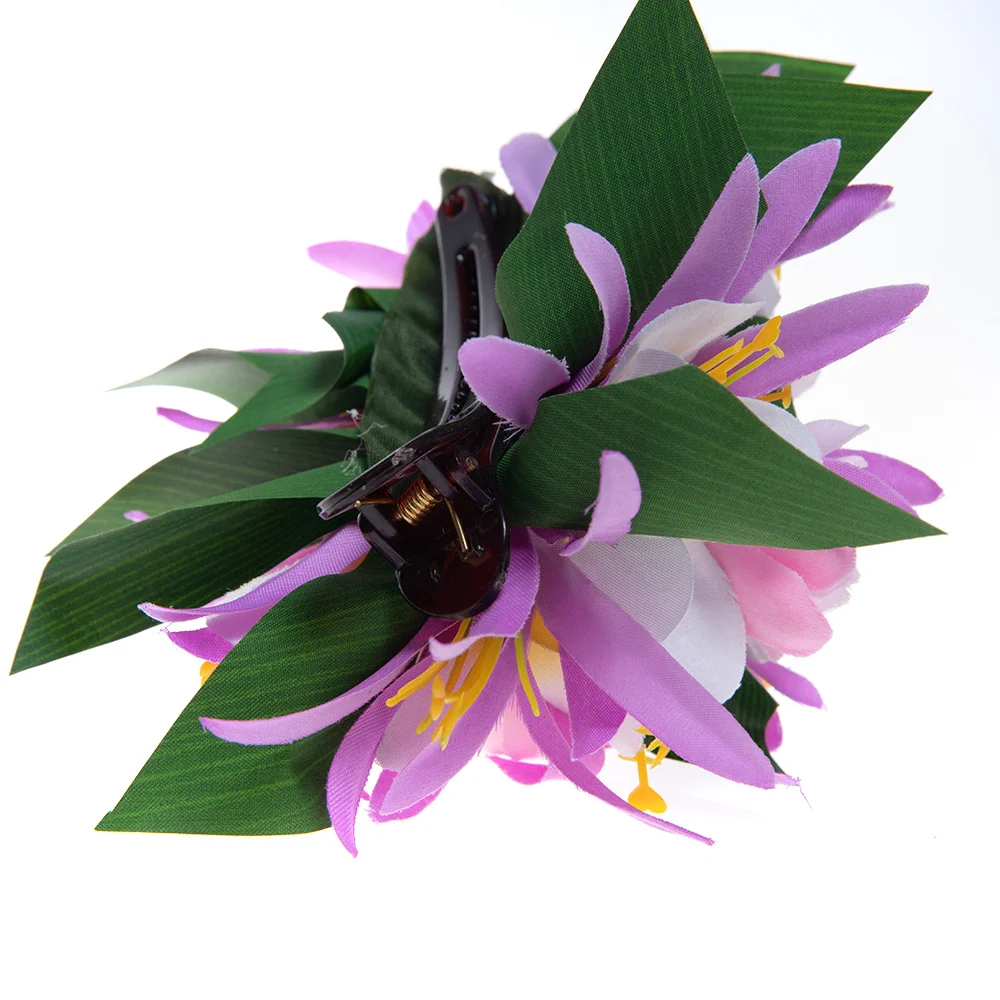 Artificial Silk Tuberose & Spider Lily & Plumeria Hair Clip Hot Sale Flowers Hairpin Hawaiian Floral Headware Accessories