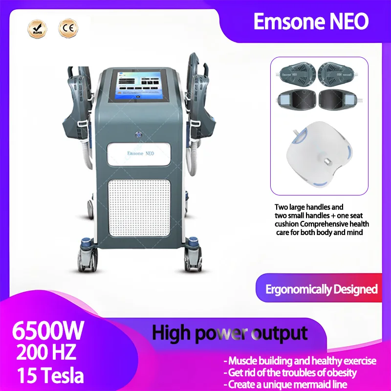 

2 in 1 EMS Body Sculpting Muscle Stimulator Fat Reduce Machine Muscle Build Body Massage Emsone NEO Machine
