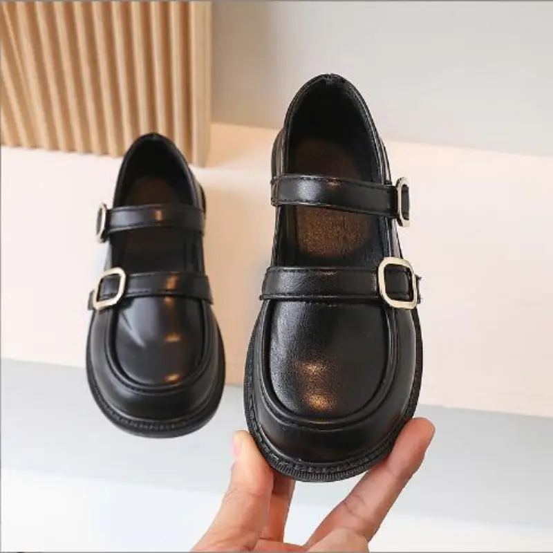 Enfants Casual Chaussures En Cuir Mode Unisexe Couleur Bonbon Mocassins à enfiler Pour Les Tout-petits Garçons Filles Doux Lumière Mocassins