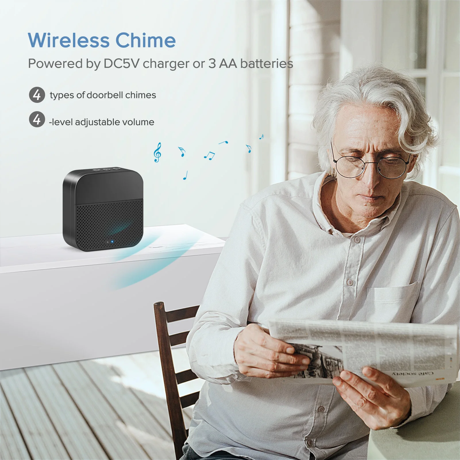 Tmesson CloudEdge APP WiFi Video campanello intelligente 1080P citofono campanello Smart IP videocitofono allarme IR telecamera di sicurezza Wireless