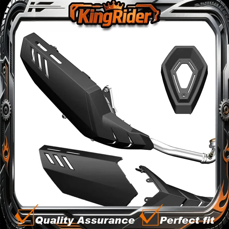 

【Supreme quality】ZONTES 368G New ZT368E D M G Scooter Motorcycle Muffler Exhaust Cover Heat Protector Front and Rear Accessories