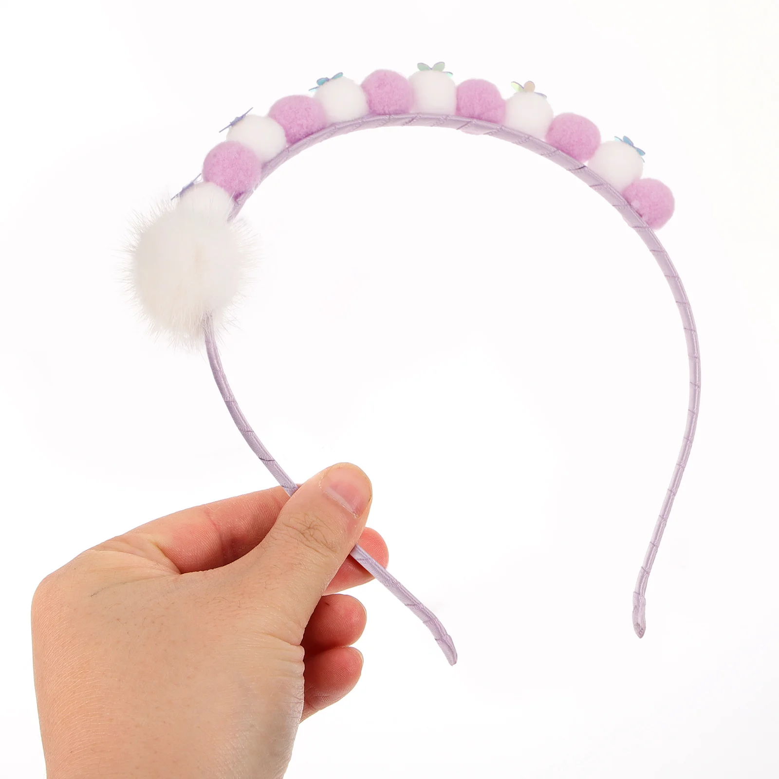 

Furry Headband for Girls Children White Cute Decorative Party Cosplay Festival Hair Accessories Comfortable