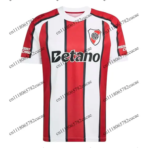2026 New River Plate 3D Printed Football Jersey Men Summer Sports Oversize T-shirt Breathable Quick Drying Streetwear Clothing