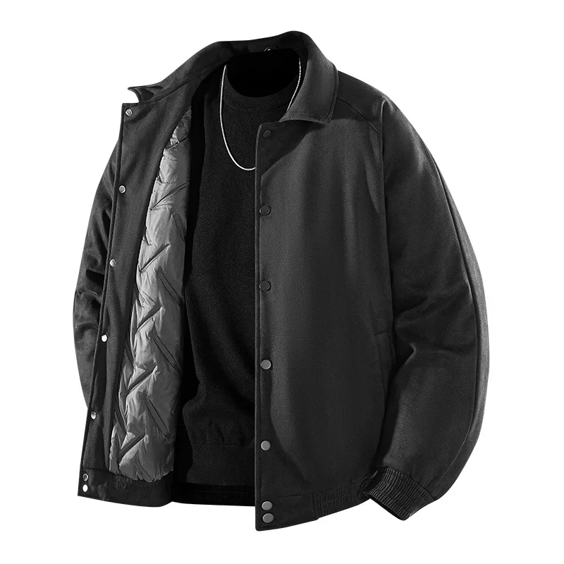 

Autumn and Winter Thickened Cotton Jacket for Men, Suede Coat, Trendy and Stylish