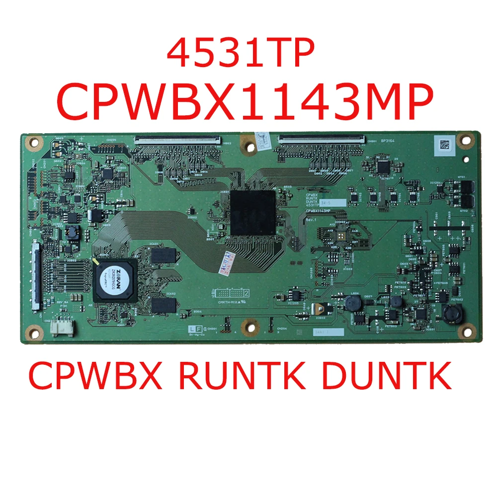 

CPWBX 4531TP CPWBX1143MP RUNTK DUNTK перед T-con плата, логическая плата, профессиональная тестовая плата RUNTKDUNTK TV T с картой