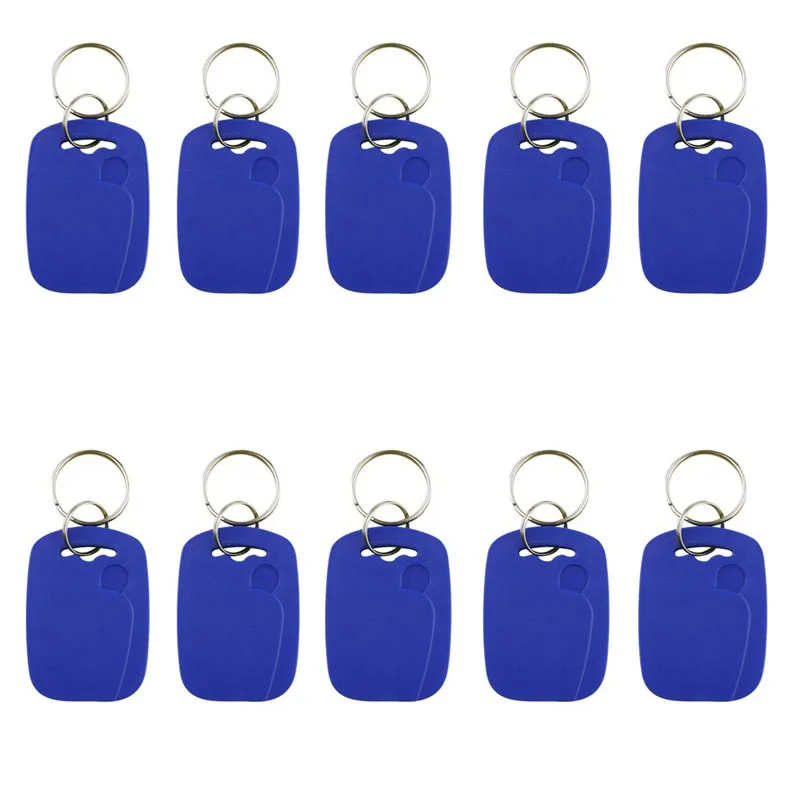 5/10PCS IC+ID UID Rewritable Composite Key Tags Keyfob Dual Chip Frequency RFID 125KHZ T5577 +13.56MHZ Changeable Writable Token